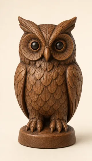 Source image used for the Owl character figurine Image to STL example